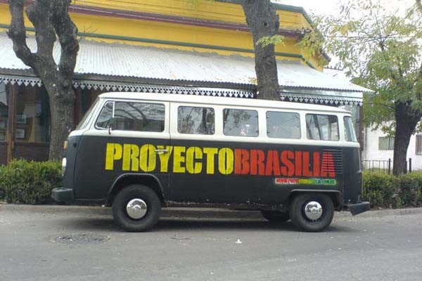 La "Combi", transporte del Proyecto Brasilia . Foto:Proyecto Brasilia