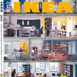 La tipografía Verdana en la portada del catálogo de Ikea de 2010